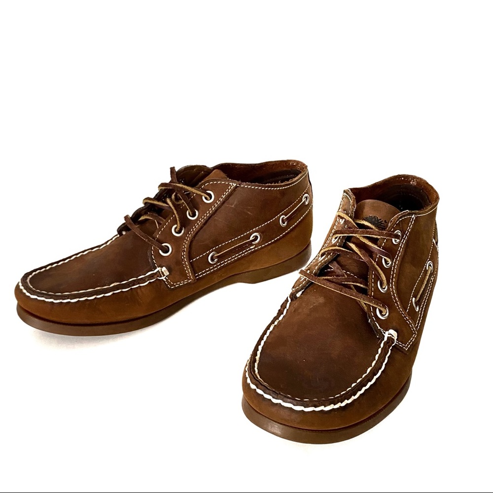 Timberland Brown Leather Loafers Size 7